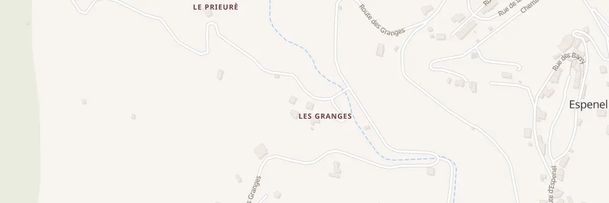 Plan du 133 Rte du Prieure à Espenel