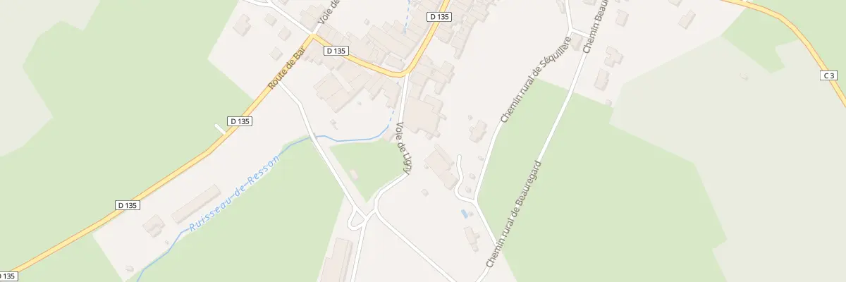Plan du 1 Gr Grande Rue à Resson