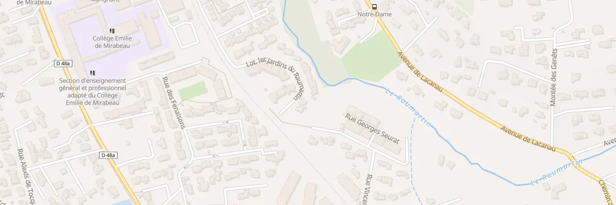 Plan du 9212 Rue Auguste Renoir à Marignane