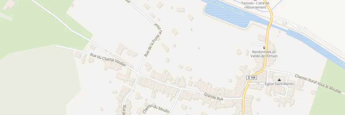 Plan du 42 Gr Grande Rue à Tannois