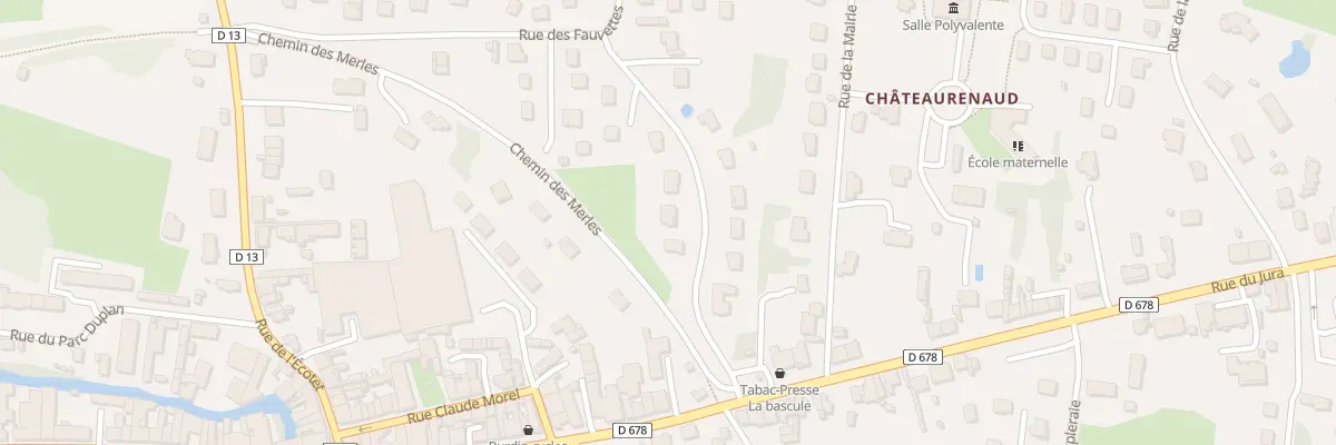 Plan du 12 Rue des Rossignols à Louhans-Châteaurenaud