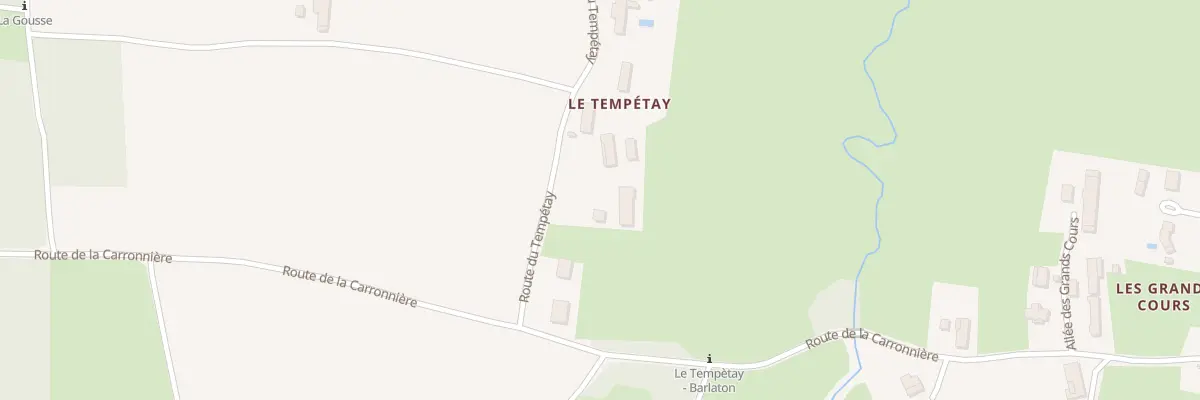 Plan du 5306 Le Tempetay à Marboz