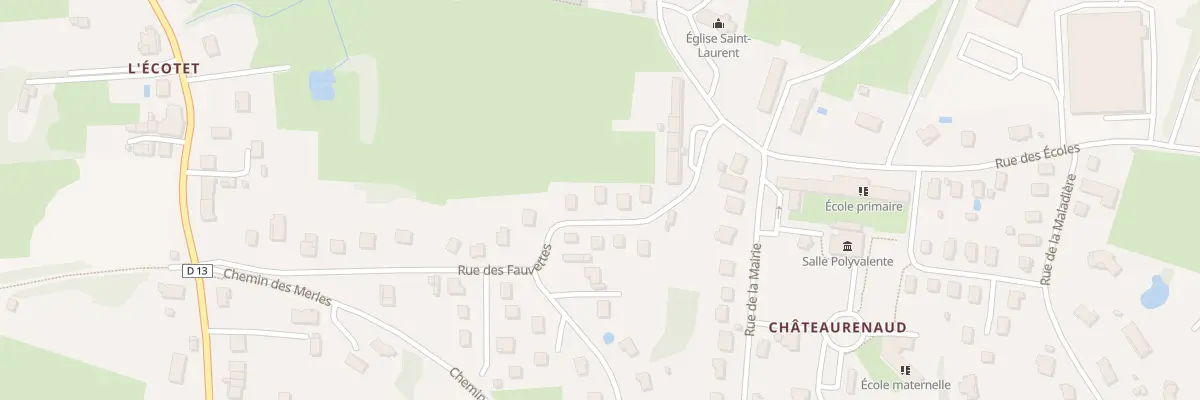 Plan du 8 Rue des Fauvettes à Louhans-Châteaurenaud