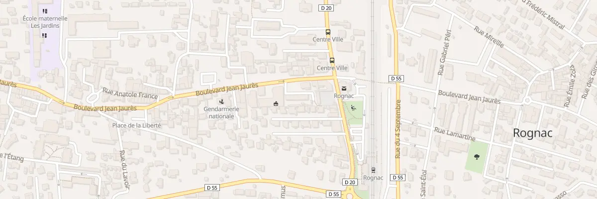 Plan du 66 Imp Jean Jaures à Rognac