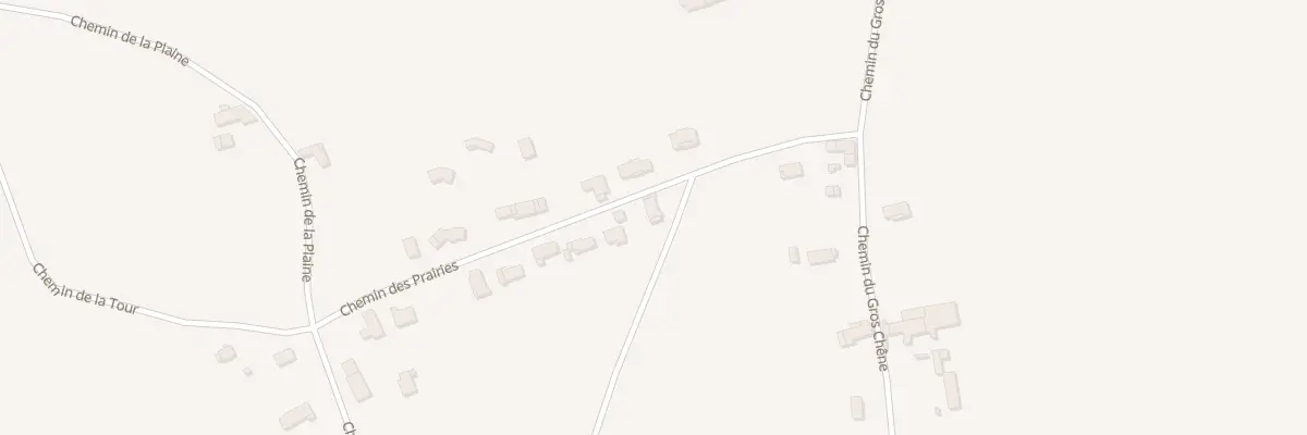 Plan du 290 Che des Prairies à Châtenay