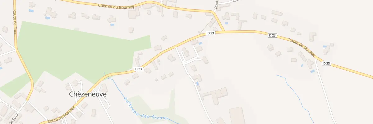Plan du 45A Che de Bournay le Bas à Chèzeneuve