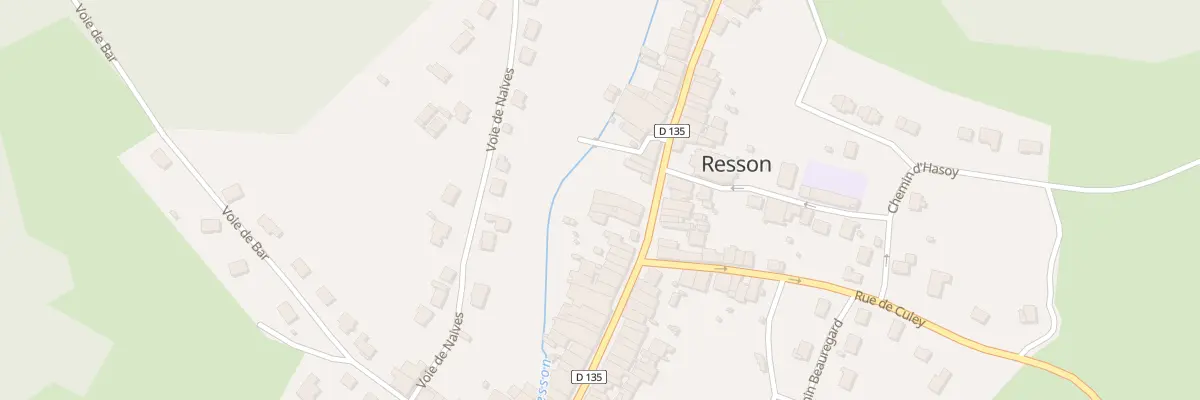 Plan du 44 Gr Grande Rue à Resson