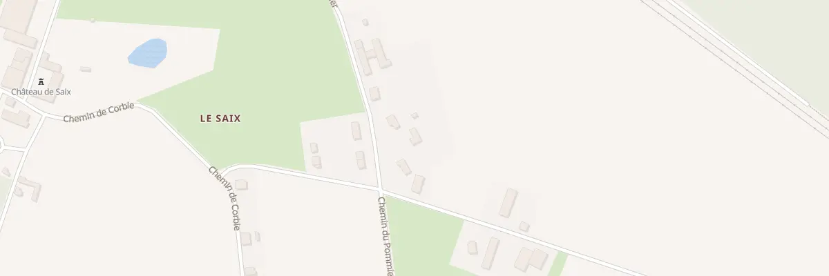 Plan du 440 Che du Pommier à Péronnas