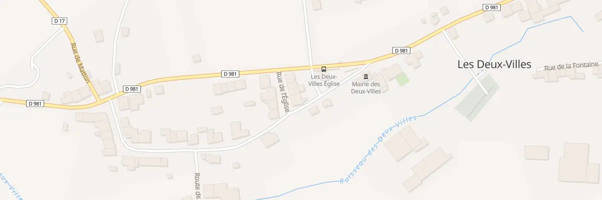 Plan du 5 Rue de l’Eglise aux Deux-Villes
