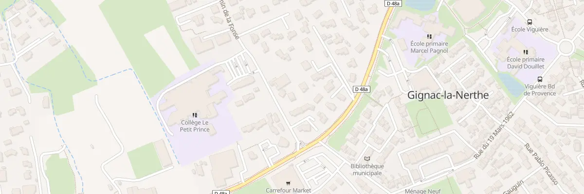 Plan du 8 Rue de la Fonse à Gignac-la-Nerthe