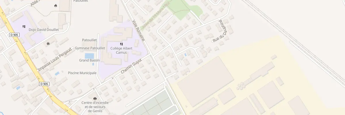 Plan du 2 Rue de Provence à Genlis