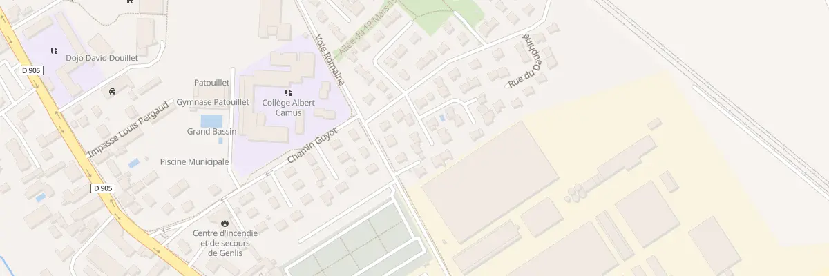 Plan du 4 Rue de Provence à Genlis