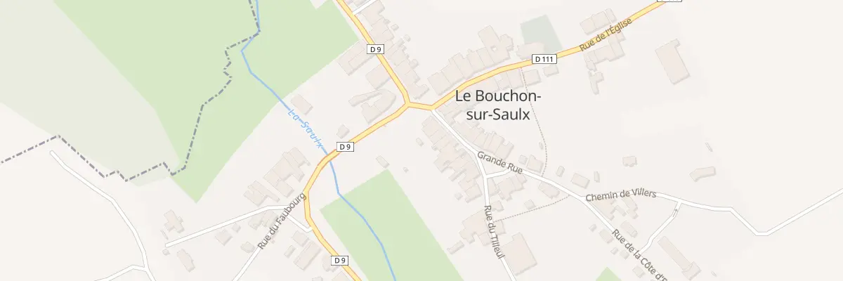 Plan du 2 Gr Grande Rue au Bouchon-sur-Saulx