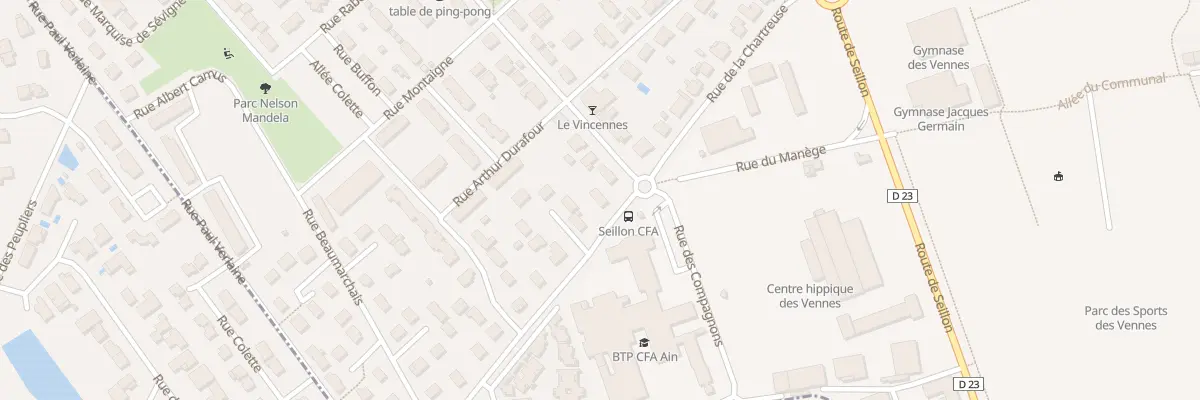 Plan du 26 Rue de la Chartreuse à Bourg-en-Bresse