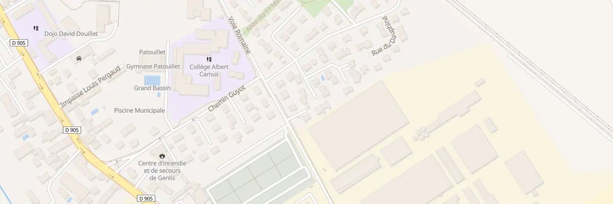 Plan du 6 Rue de Provence à Genlis