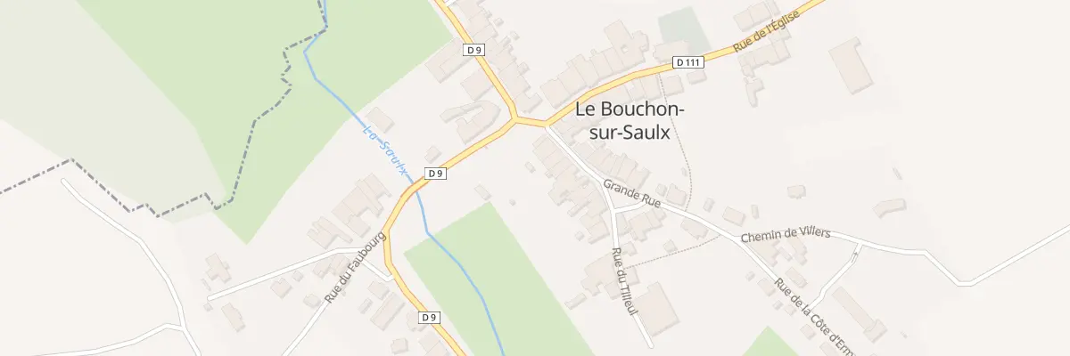 Plan du 4 Gr Grande Rue au Bouchon-sur-Saulx