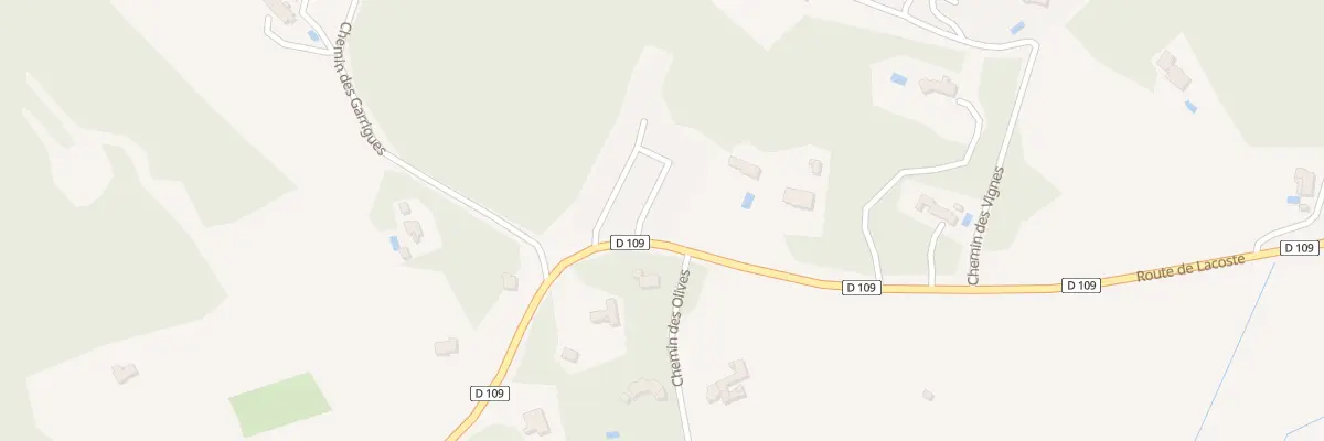 Plan du 1325N Rte de Lacoste à Ménerbes