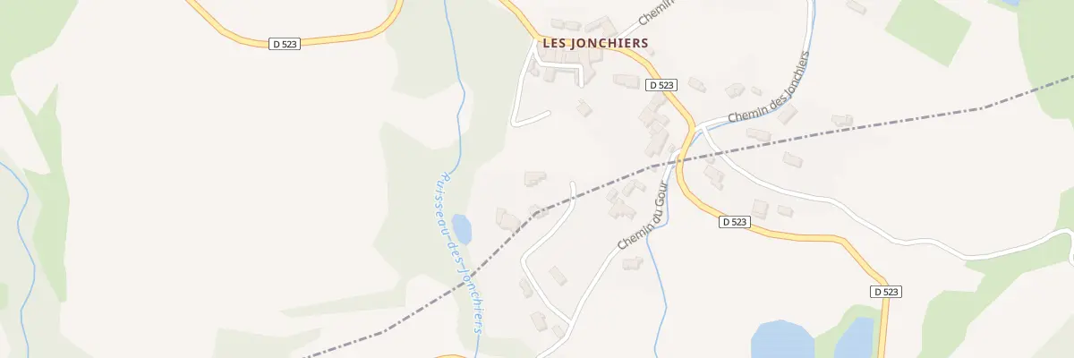 Plan du 5070 Les Jonchiers à Beauvoisin