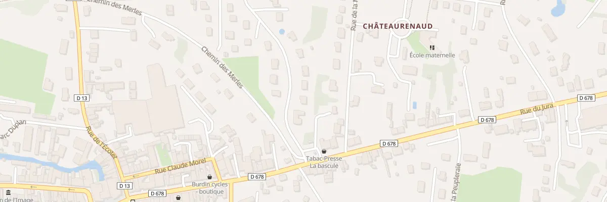 Plan du 13 Rue des Rossignols à Louhans-Châteaurenaud