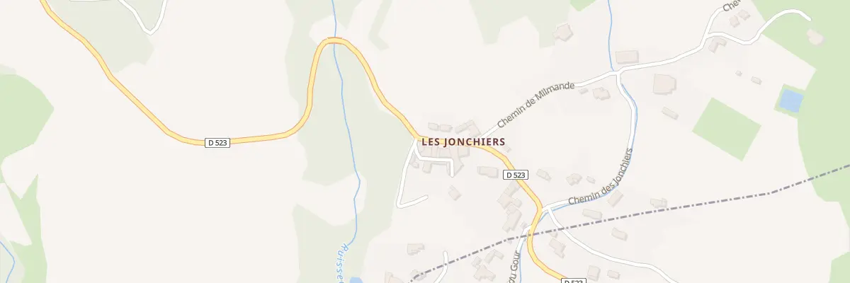 Plan du 5009 Les Jonchiers à Beauvoisin