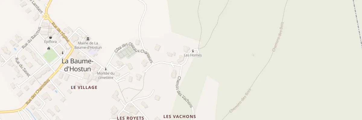 Plan du 9 Cote des Oiseaux Chanteurs à La Baume-d’Hostun
