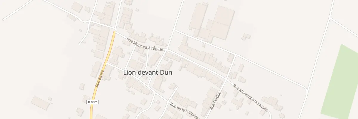 Plan du 4 Rue des Epargniers à Lion-devant-Dun