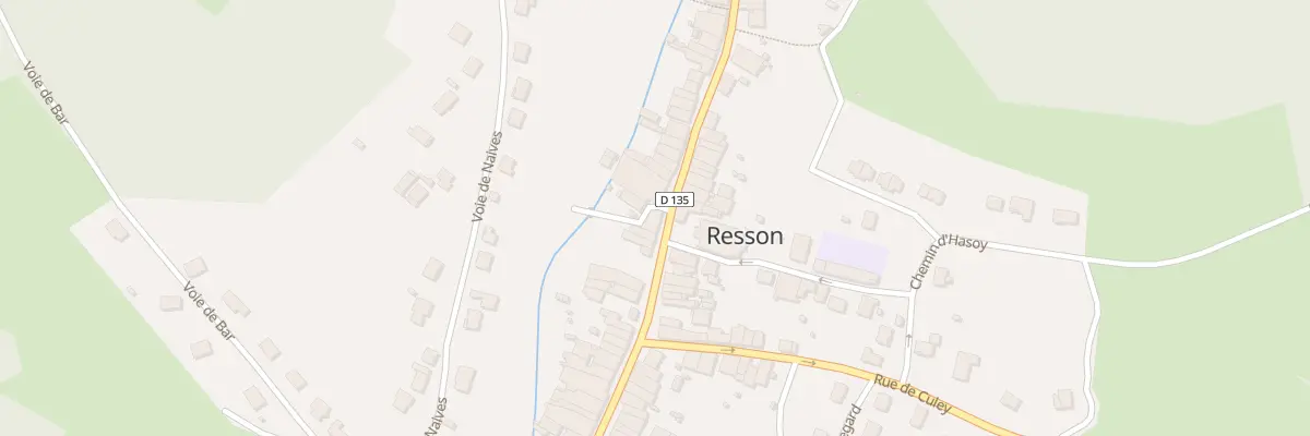Plan du 52 Gr Grande Rue à Resson