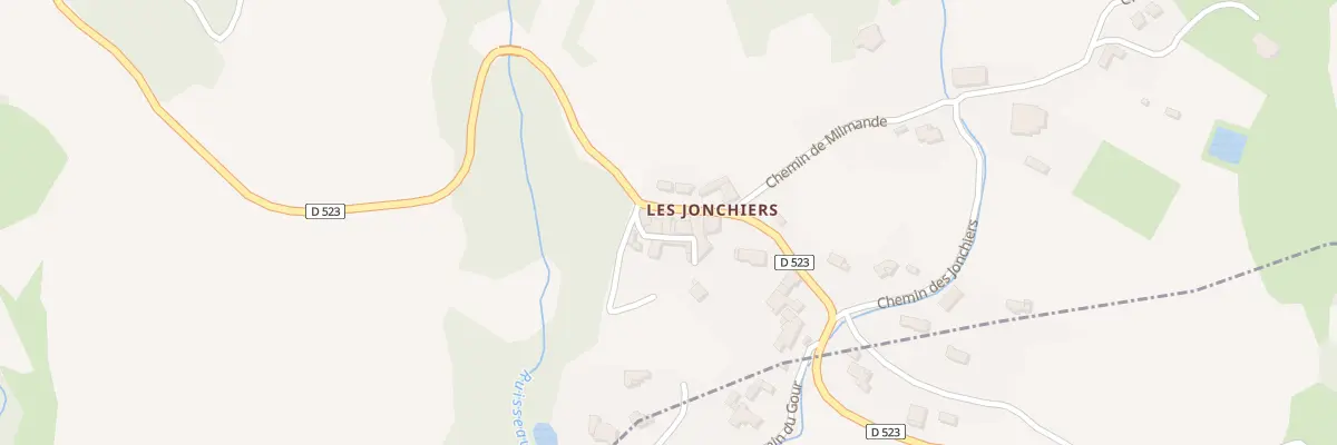 Plan du 5039 Les Jonchiers à Beauvoisin