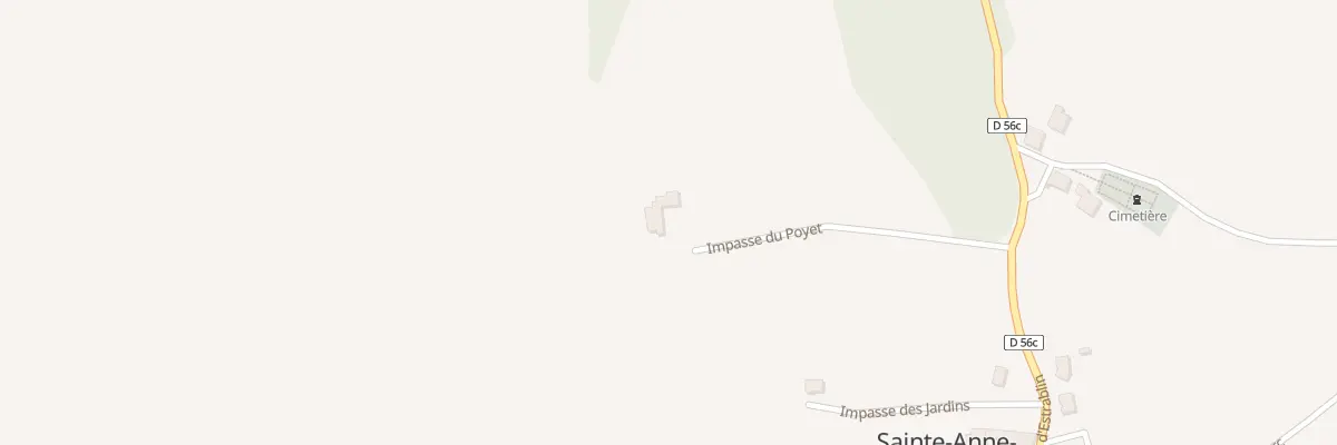 Plan du 240 Imp du Poyet à Sainte-Anne-sur-Gervonde