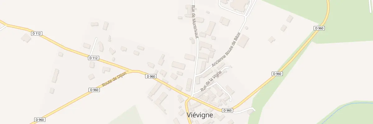 Plan du 1D Rue de Montrivaut à Viévigne
