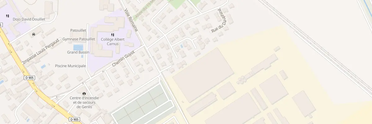 Plan du 3 Rue de Provence à Genlis
