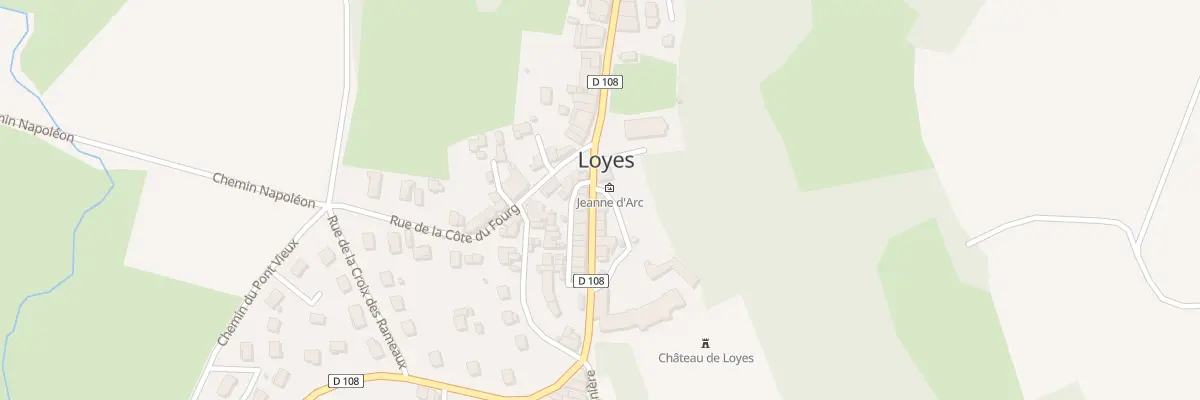 Plan du 470B Rue Royale à Villieu-Loyes-Mollon