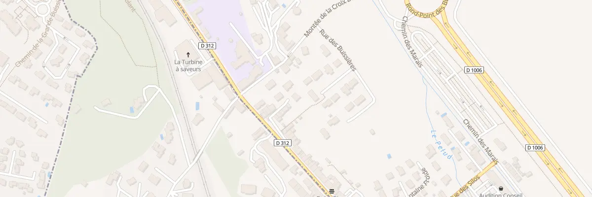 Plan du 74C Rte de Lyon à Bourgoin-Jallieu