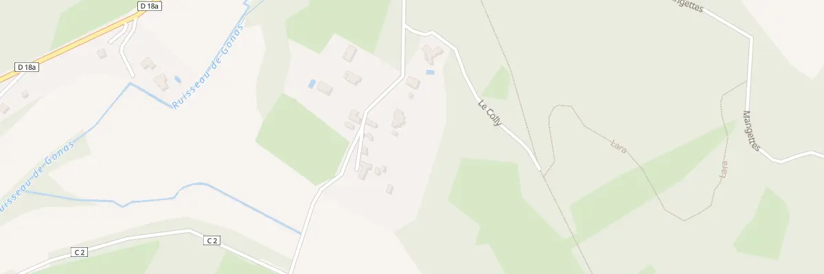 Plan du 720 Rte du Hameau le Colly à Veyssilieu