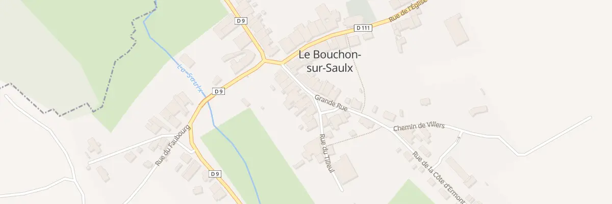 Plan du 10 Gr Grande Rue au Bouchon-sur-Saulx