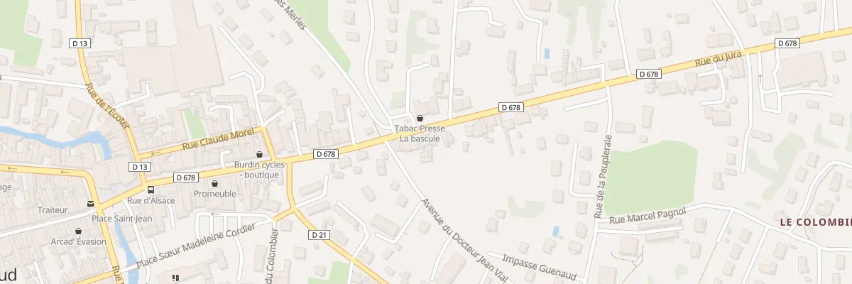 Plan du 16 Rue du Jura à Louhans-Châteaurenaud