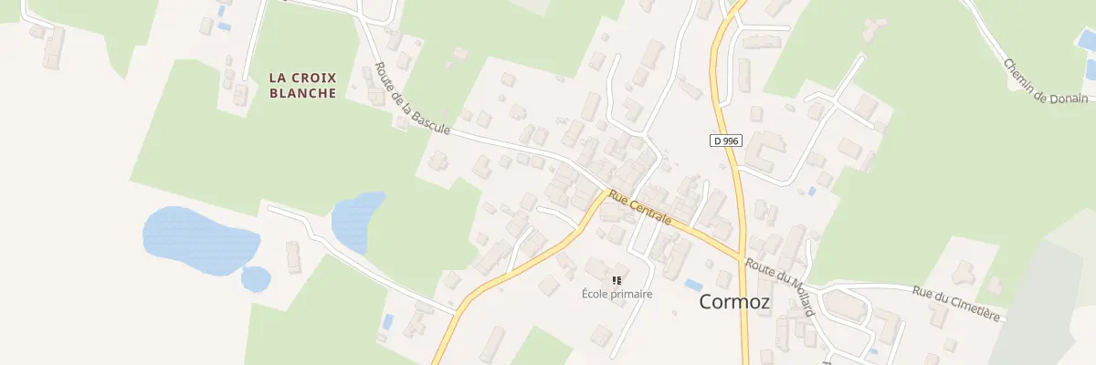 Plan du 5048 Au Bourg à Cormoz