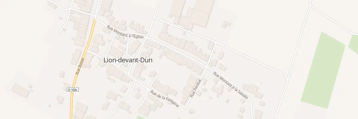 Plan du 8 Rue des Epargniers à Lion-devant-Dun