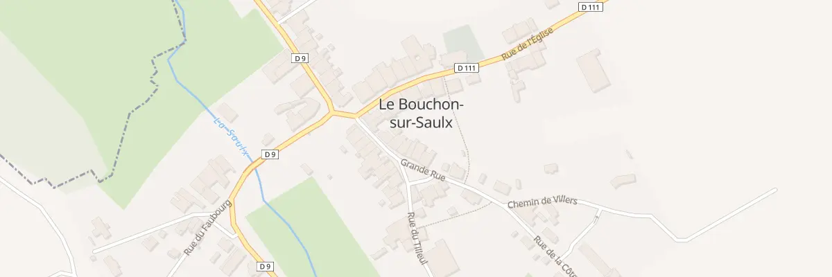 Plan du 9 Gr Grande Rue au Bouchon-sur-Saulx
