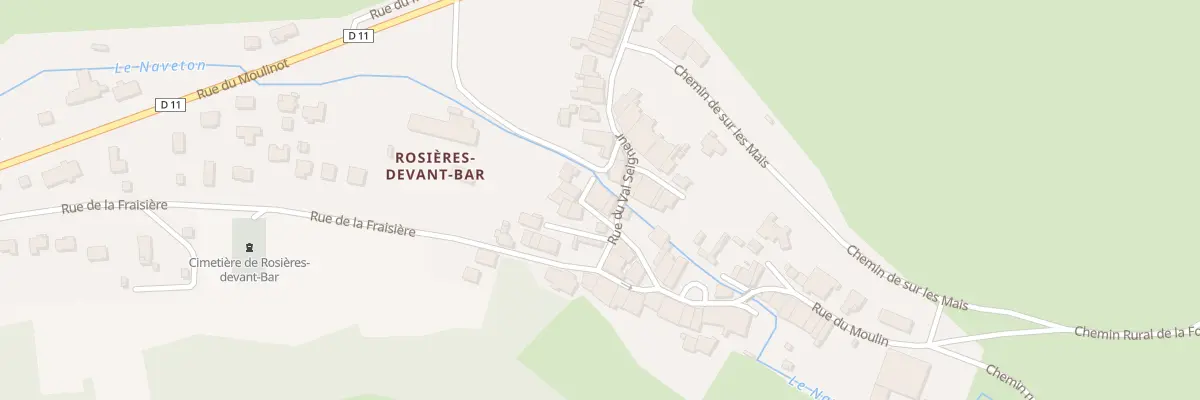 Plan du 2 Imp du Chaulieu à Naives-Rosières