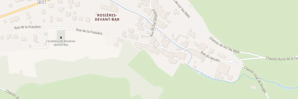 Plan du 4 Rue du Moulin à Naives-Rosières