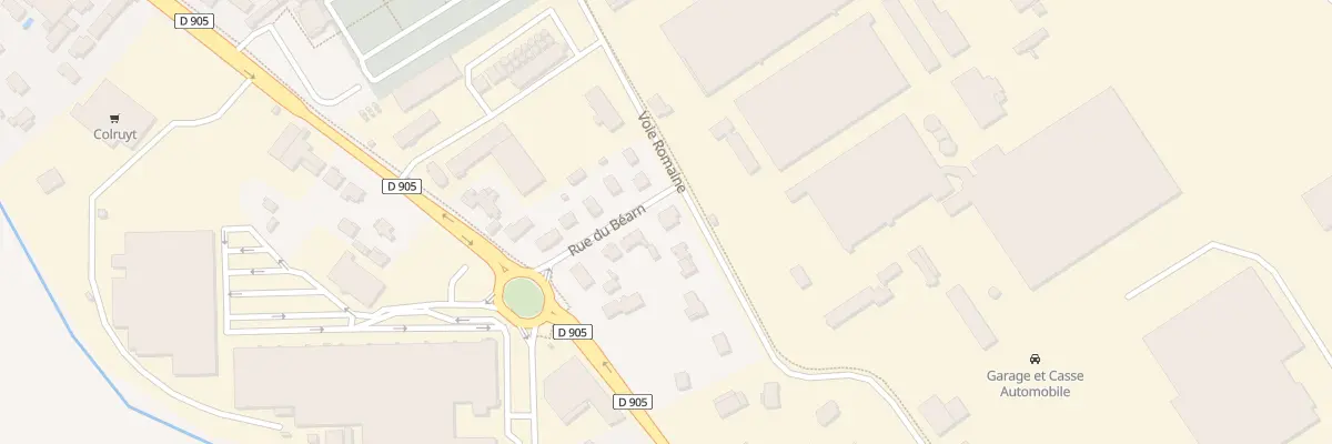 Plan du 8 Rue du Béarn à Genlis