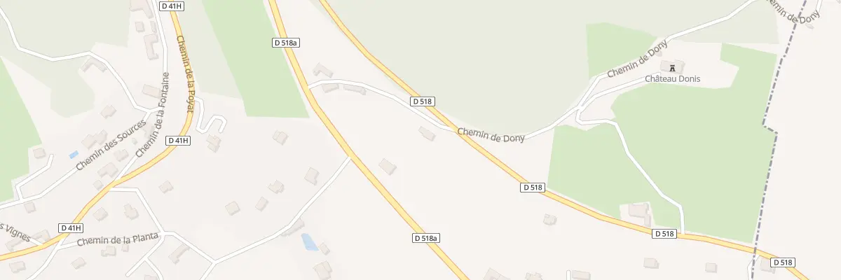 Plan du 142 Che de l’Hôte à Ornacieux-Balbins