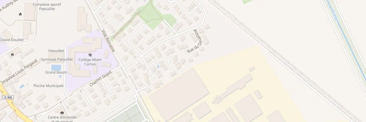 Plan du 11 Rue du Dauphine à Genlis