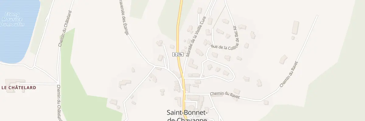 Plan du 65 Mte de la Vieille Cure à Saint-Bonnet-de-Chavagne