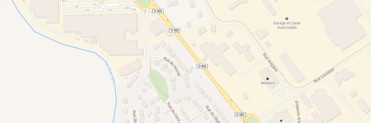 Plan du 11 Rue du Noroit à Genlis