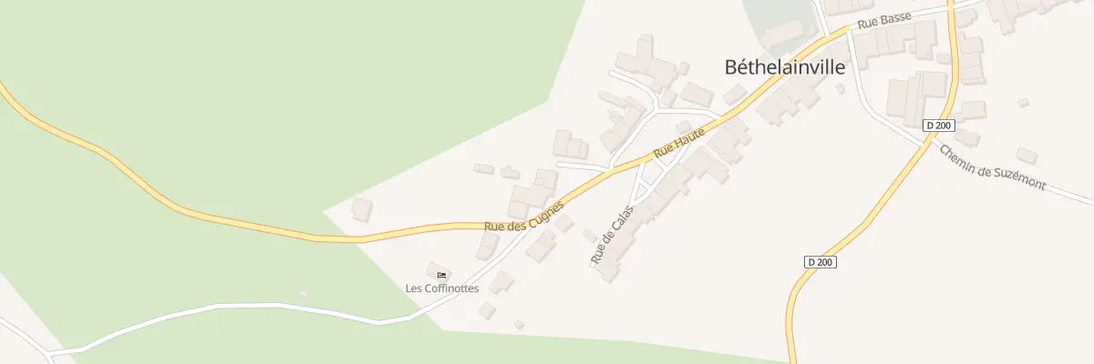 Plan du 1 Rue des Cugnes à Béthelainville