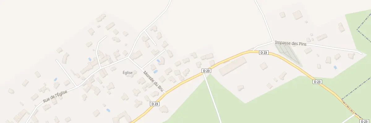 Plan du 655 Rte de Bourgoin Jallieu à Crachier