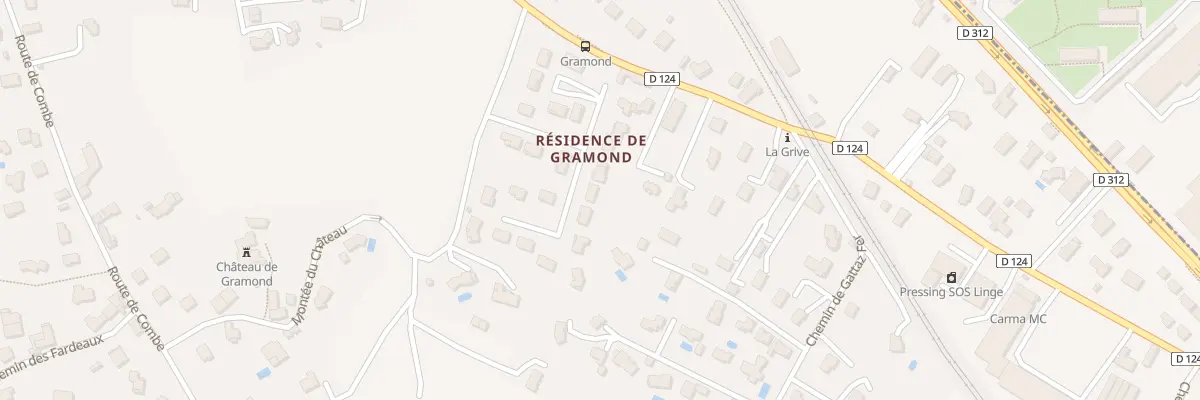 Plan du 14 Lot Res de Gramond à Saint-Alban-de-Roche