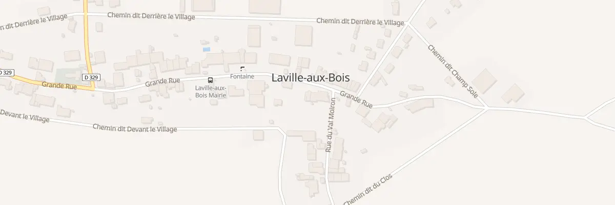 Plan du 33 Rue Grande à Laville-aux-Bois